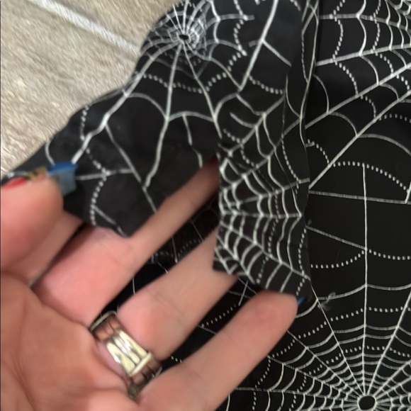 PINK Victoria's Secret Black and White Spider Web Pajama Shorts - Picture 4 of 6